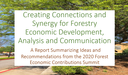 "CREATING CONNECTIONS AND SYNERGY FOR FORESTRY ECONOMIC DEVELOPMENT, ANALYSIS AND COMMUNICATION"