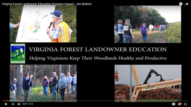 Videos Highlight the Impact of Virginia Forest Landowner Education Program